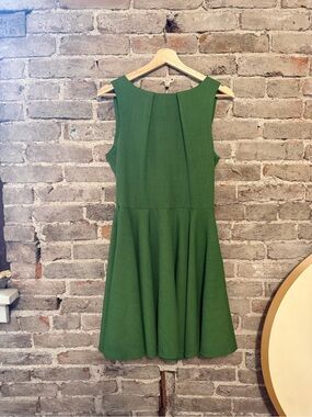 Closet Green Sleeveless Fit-and-Flare Mini Dress